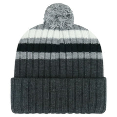 Philadelphia Flyers '47 Stack Patch Cuffed Knit Hat with Pom Gray