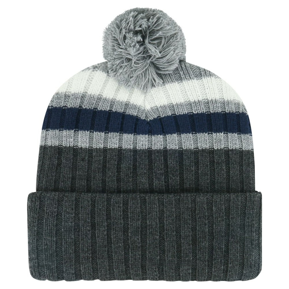 Toronto Maple Leafs '47 Stack Patch Cuffed Knit Hat with Pom Gray