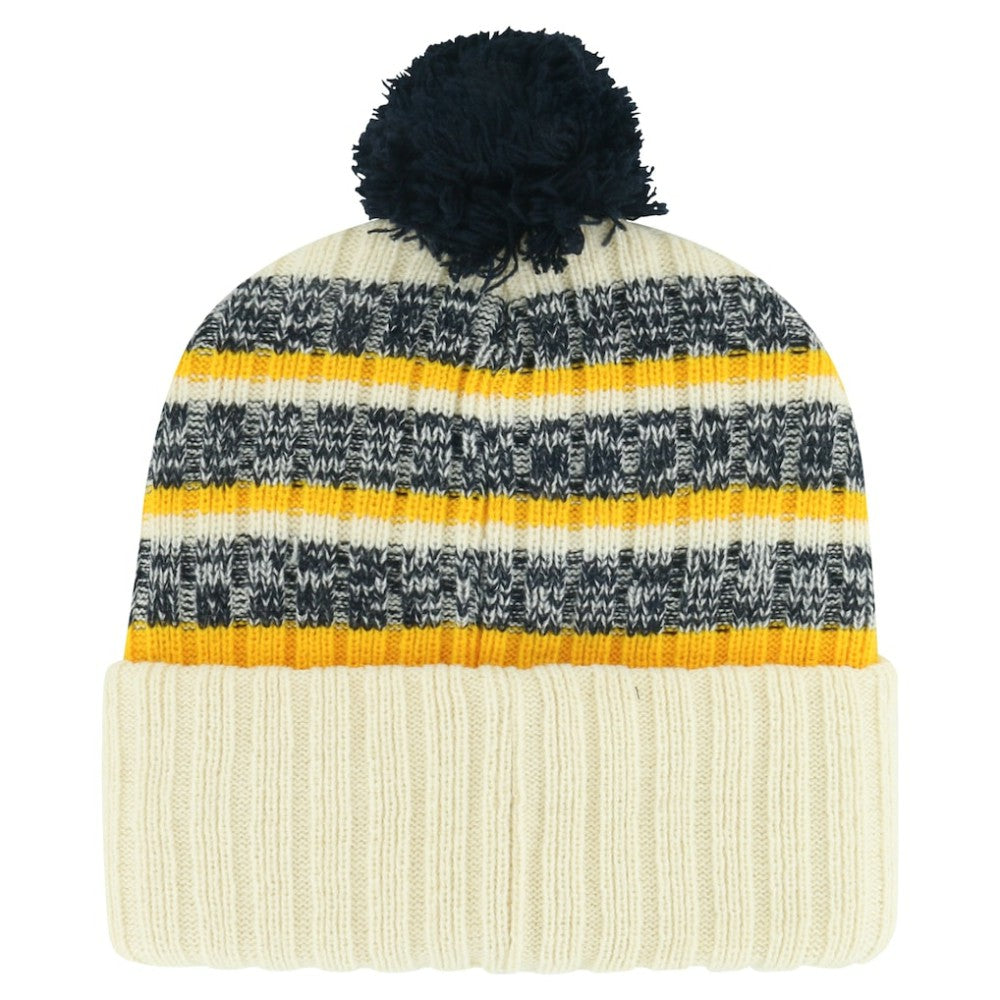 Nashville Predators '47 Tavern Cuffed Knit Hat with Pom Cream