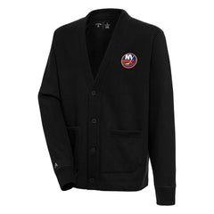 New York Islanders Antigua Victory Cardigan Black