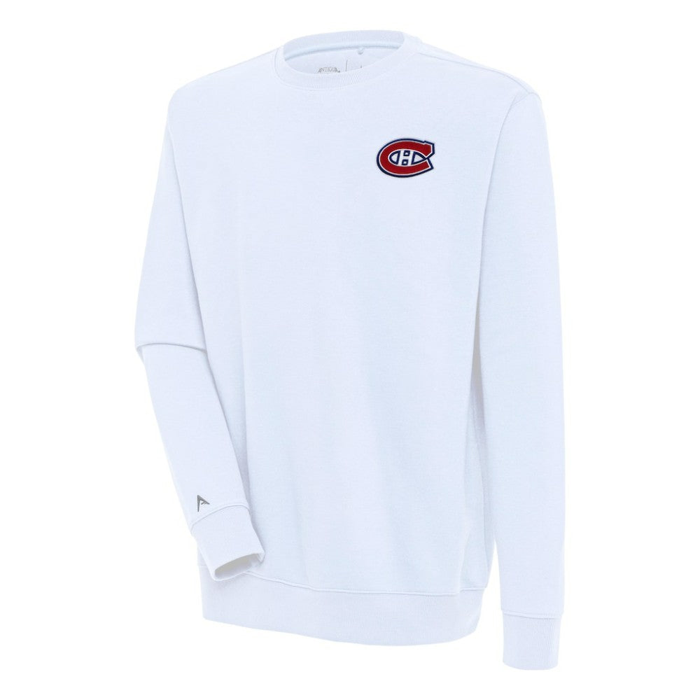 Montreal Canadiens Antigua Victory Pullover Sweatshirt White