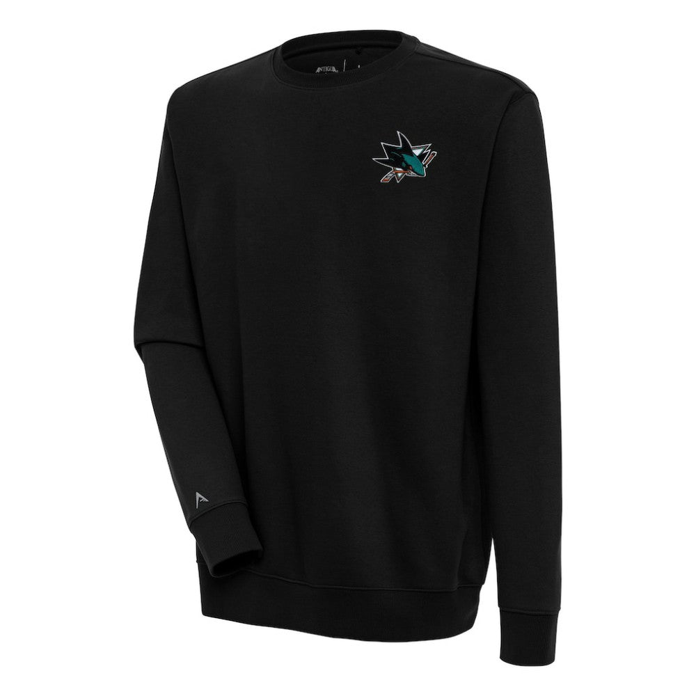 San Jose Sharks Antigua Victory Pullover Sweatshirt Black