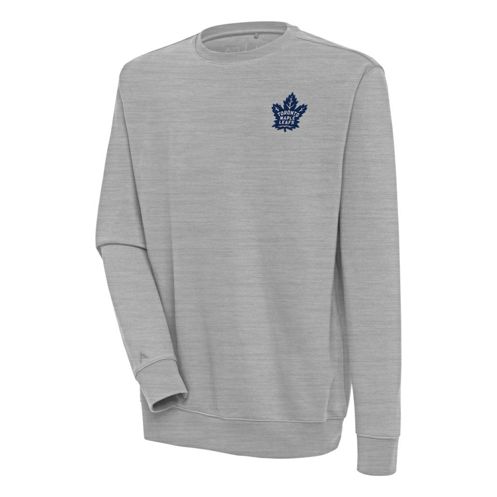 Toronto Maple Leafs Antigua Victory Pullover Sweatshirt Heather Gray