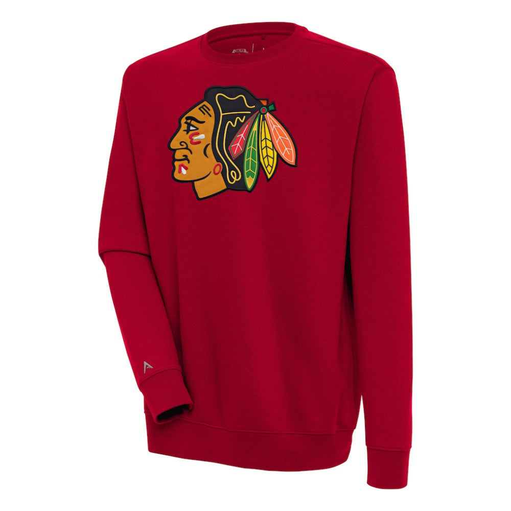 Chicago Blackhawks Antigua Victory Pullover Sweatshirt Red