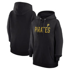 Pittsburgh Pirates G-III 4Her by Carl Banks Women's Dot Print Pullover Hoodie Black