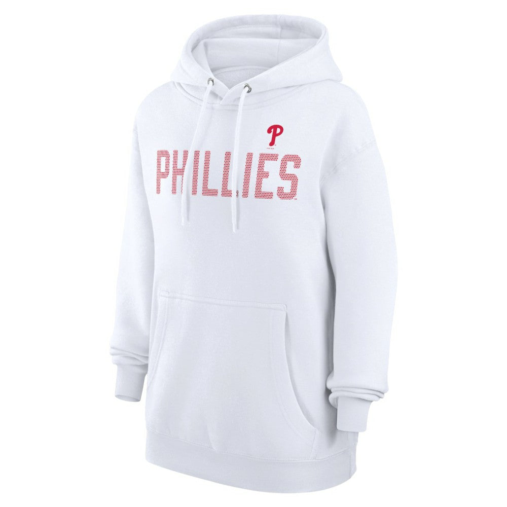 Philadelphia Phillies G-III 4Her by Carl Banks Women's Dot Print Pullover Hoodie White
