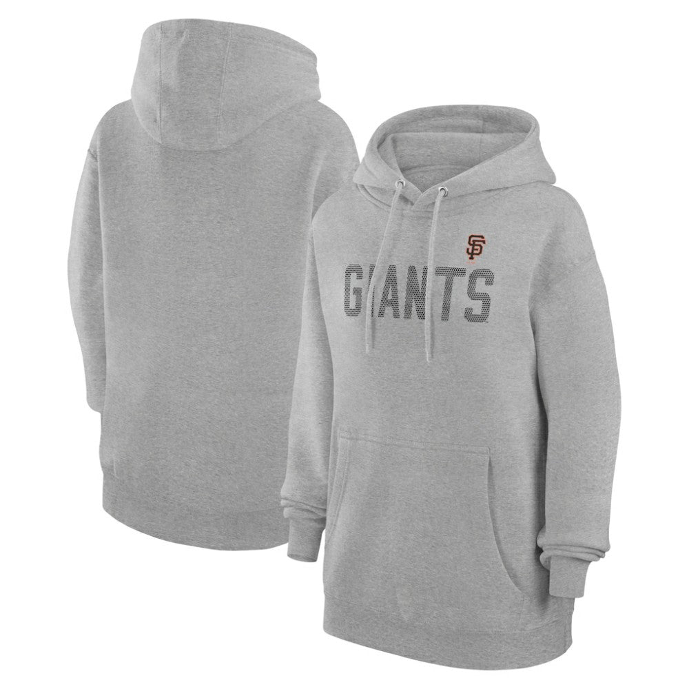 San Francisco Giants G-III 4Her by Carl Banks Women's Dot Print Pullover Hoodie Gray