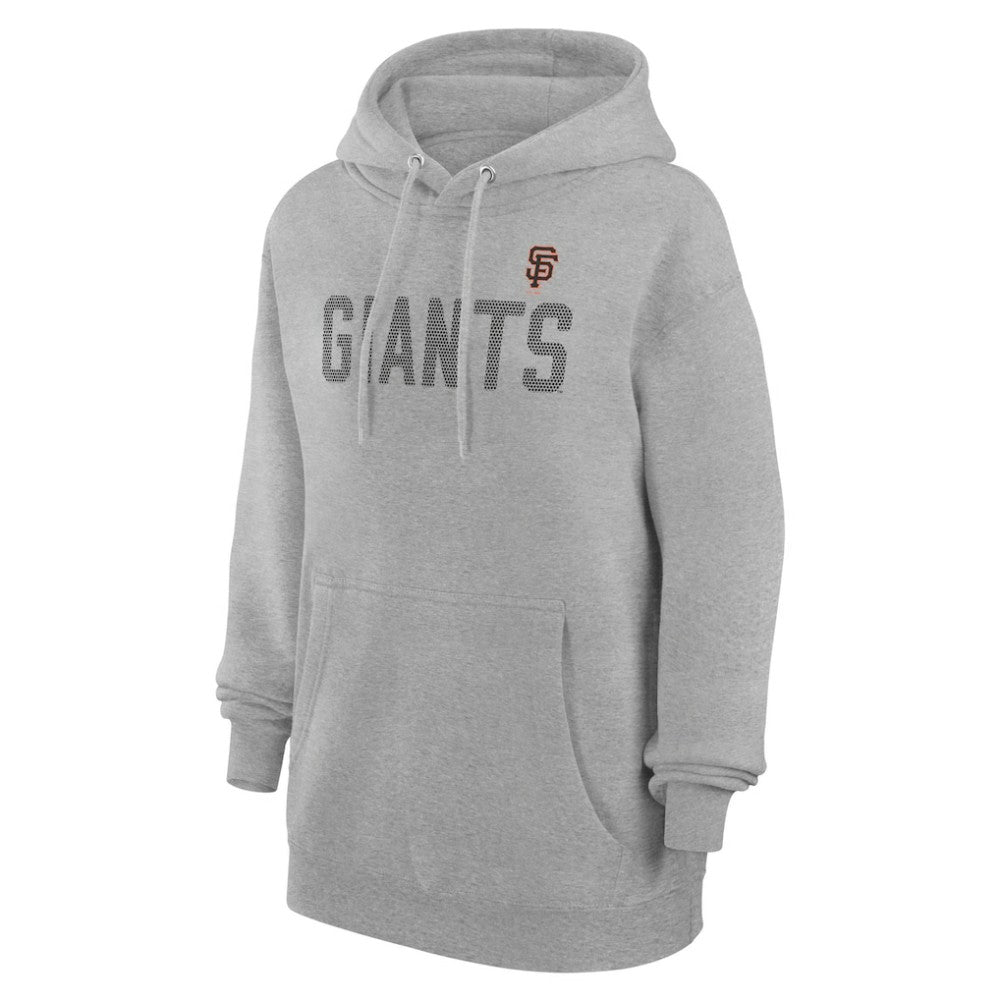 San Francisco Giants G-III 4Her by Carl Banks Women's Dot Print Pullover Hoodie Gray