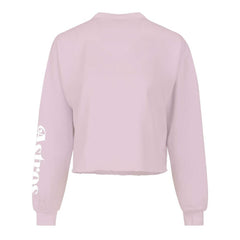 Houston Astros Women's Cropped Slouchy Long Sleeve T-Shirt Pink