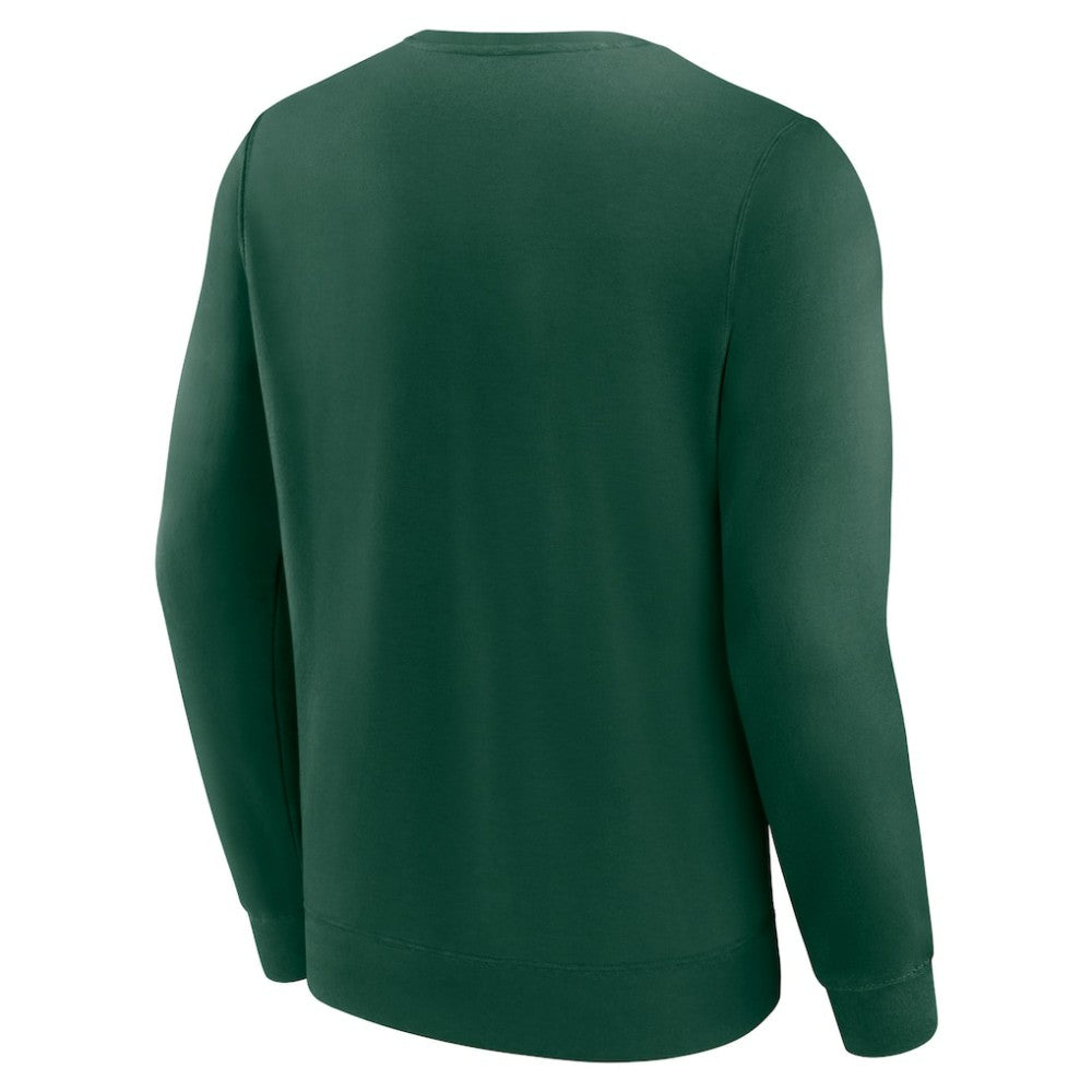 Minnesota Wild Fanatics Focus Fleece Pullover Sweatshirt Green