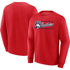 Florida Panthers Fanatics Focus Fleece Pullover Sweatshirt Red