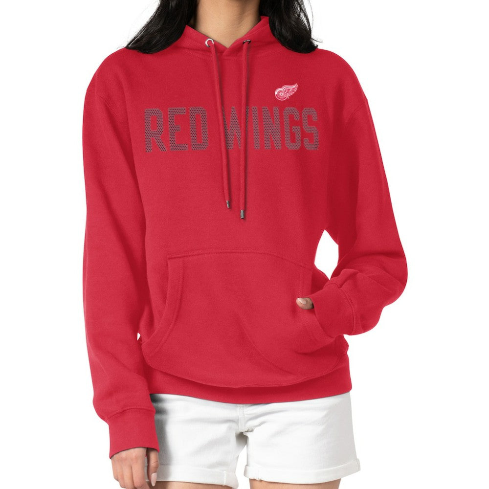 Detroit Red Wings G-III 4Her by Carl Banks Women's Dot Print Pullover Hoodie Red