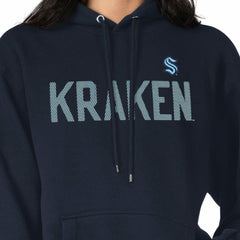 Seattle Kraken G-III 4Her by Carl Banks Women's Dot Print Pullover Hoodie Navy
