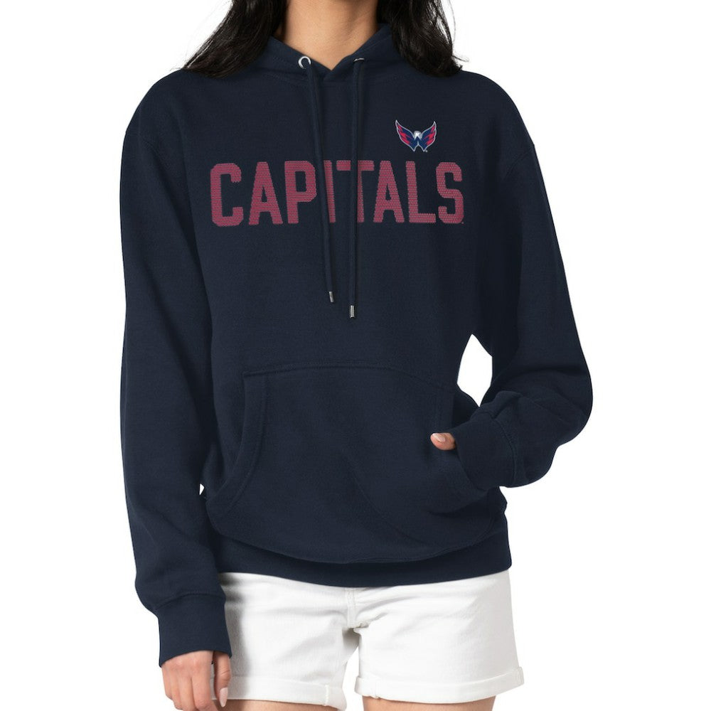 Washington Capitals G-III 4Her by Carl Banks Women's Dot Print Pullover Hoodie Navy