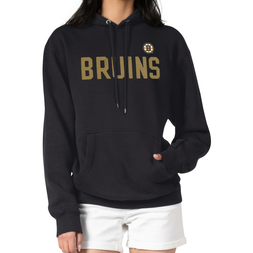 Boston Bruins G-III 4Her by Carl Banks Women's Dot Print Pullover Hoodie Black