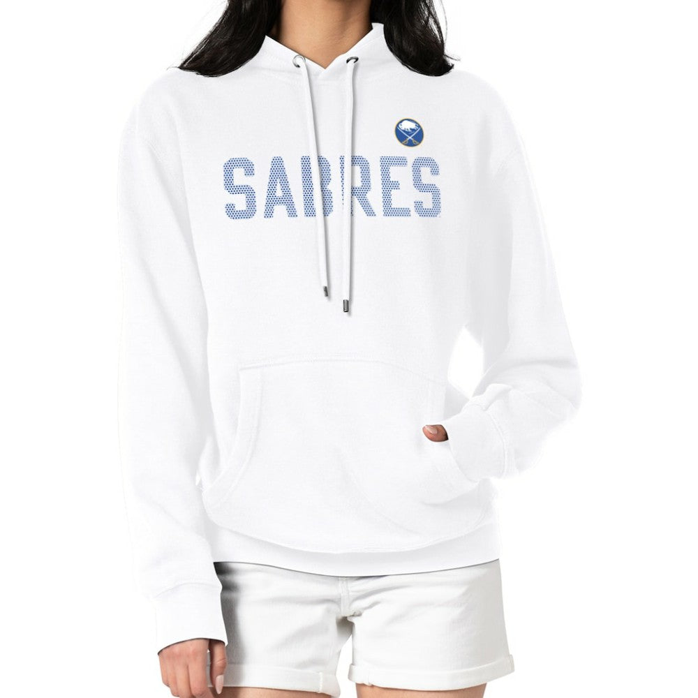 Buffalo Sabres G-III 4Her by Carl Banks Women's Dot Print Pullover Hoodie White