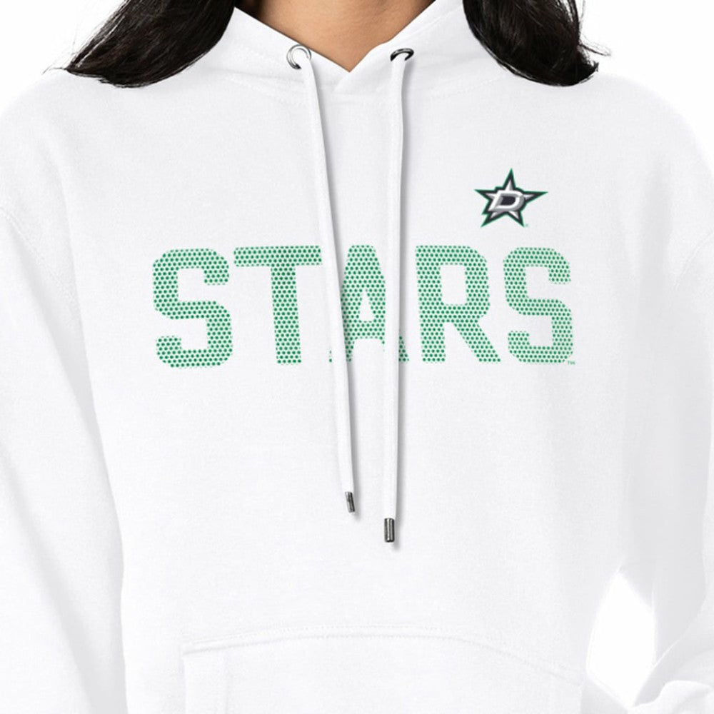 Dallas Stars G-III 4Her by Carl Banks Women's Dot Print Pullover Hoodie White
