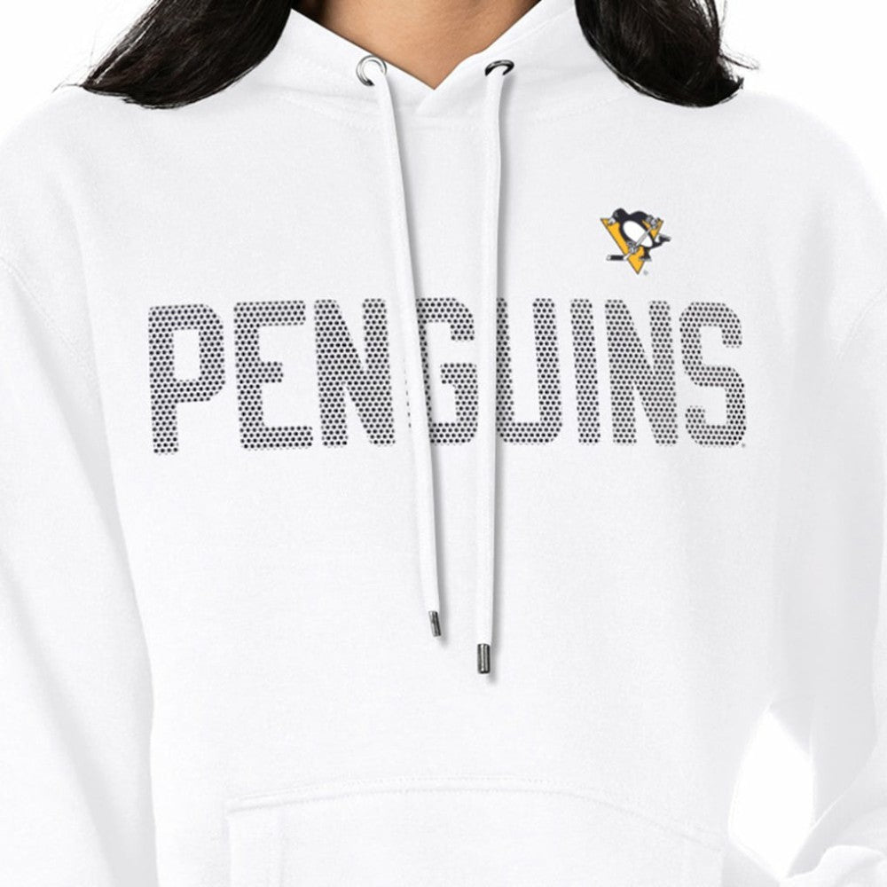 Pittsburgh Penguins G-III 4Her by Carl Banks Women's Dot Print Pullover Hoodie White