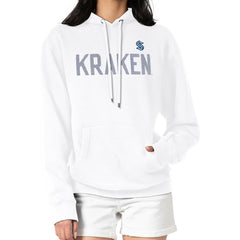 Seattle Kraken G-III 4Her by Carl Banks Women's Dot Print Pullover Hoodie White