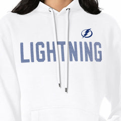 Tampa Bay Lightning G-III 4Her by Carl Banks Women's Dot Print Pullover Hoodie White