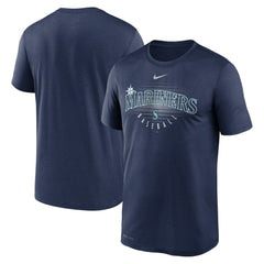 Seattle Mariners Wordmark Outline Legend T-Shirt Navy | Nike