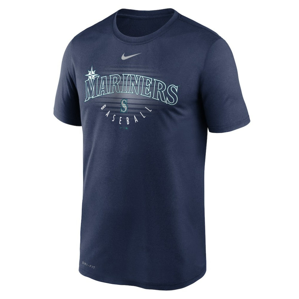 Seattle Mariners Wordmark Outline Legend T-Shirt Navy | Nike