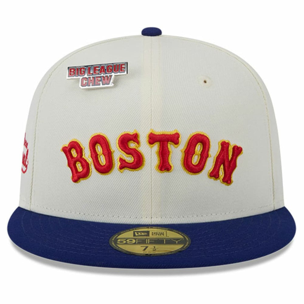 Boston Red Sox Big League Chew Original 59FIFTY Fitted Hat White | New Era
