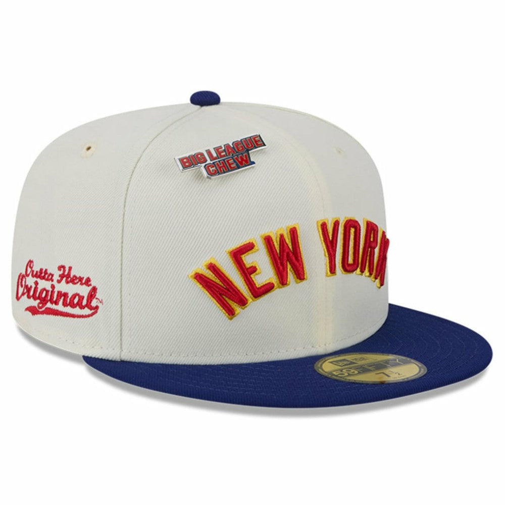 New York Yankees Big League Chew Original 59FIFTY Fitted Hat White | New Era