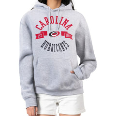 Carolina Hurricanes G-III 4Her by Carl Banks Women's City Graphic Fleece Pullover Hoodie Heather Gray