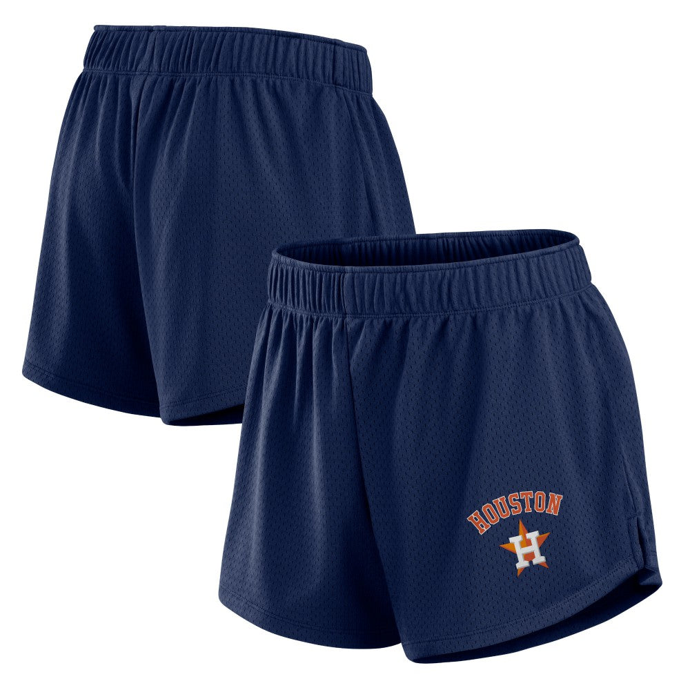 Houston Astros Women's Mesh Shorts Navy