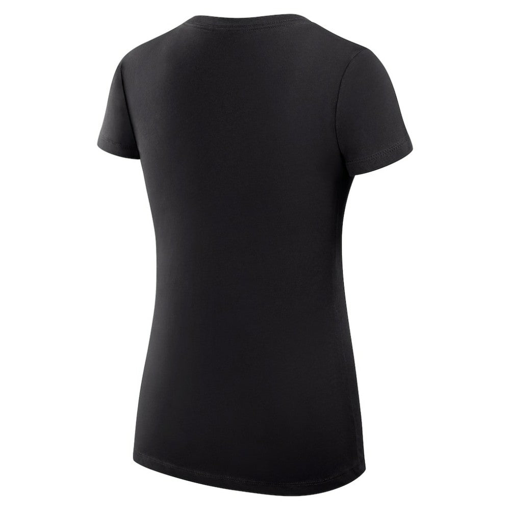 Minnesota Wild G-III 4Her by Carl Banks Women's Super-Slim Fit Lightweight City Graphic V-Neck T-Shirt Black