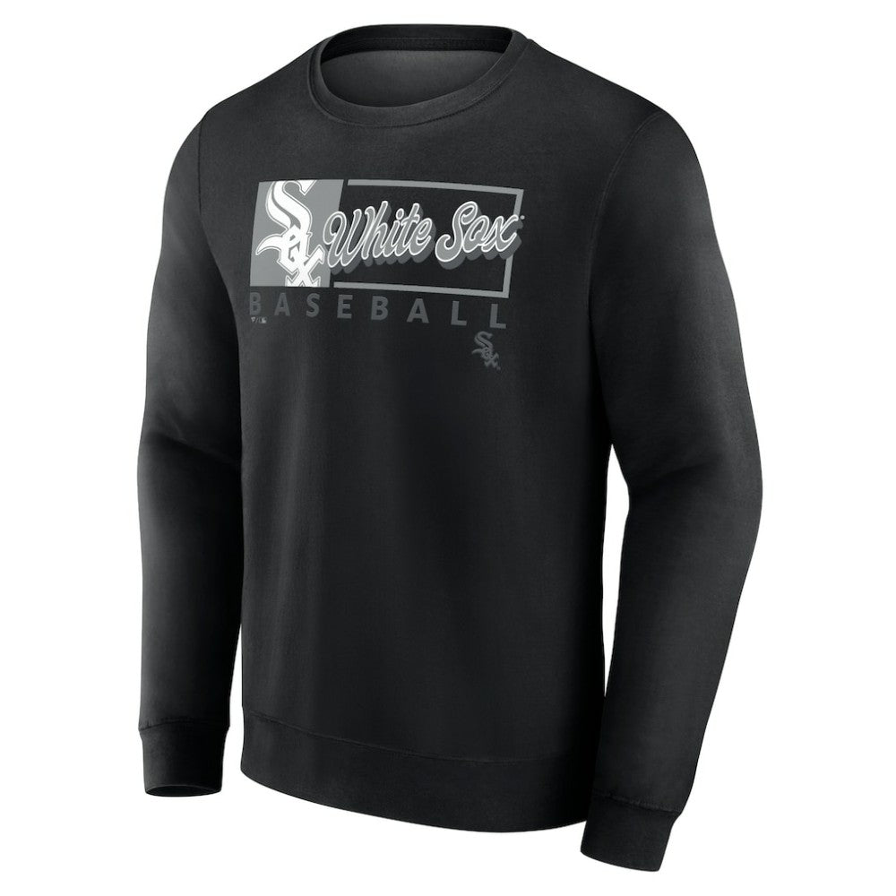 Chicago White Sox Focus Fleece Pullover Sweatshirt Black