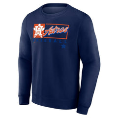Houston Astros Focus Fleece Pullover Sweatshirt Navy