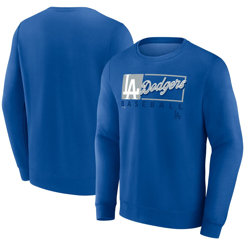 Los Angeles Dodgers Focus Fleece Pullover Sweatshirt Royal