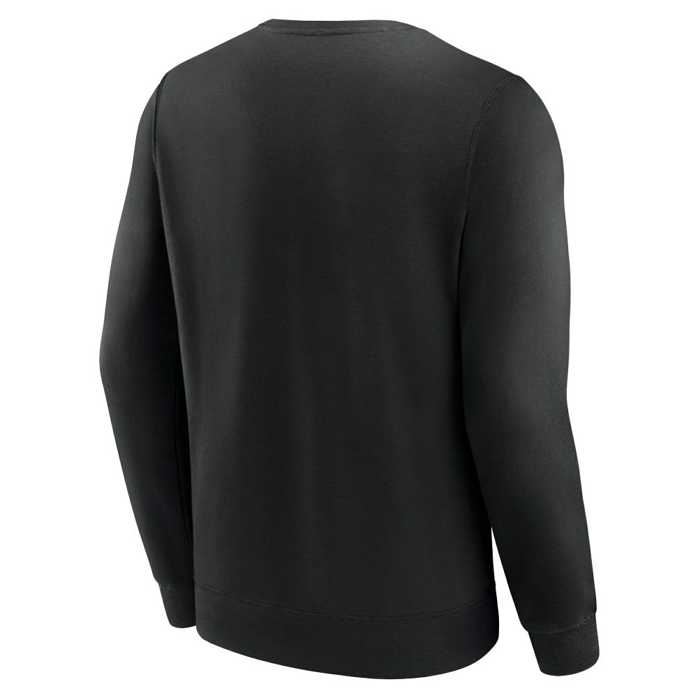 Miami Marlins Focus Fleece Pullover Sweatshirt Black