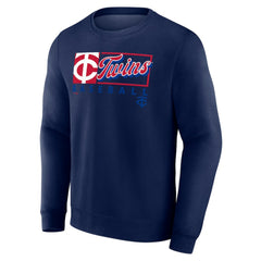 Minnesota Twins Focus Fleece Pullover Sweatshirt Navy