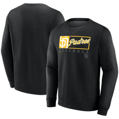 San Diego Padres Focus Fleece Pullover Sweatshirt Black