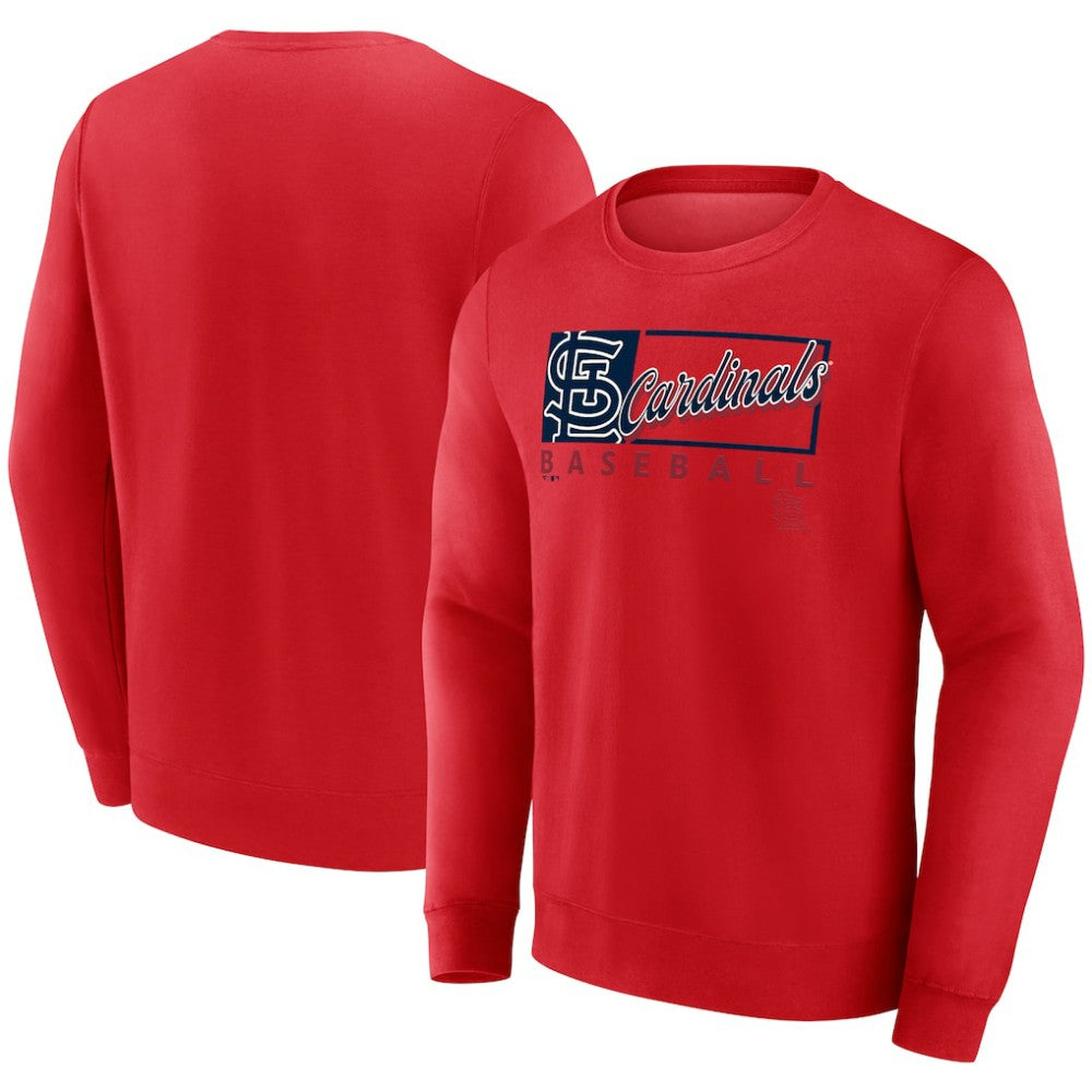 St. Louis Cardinals Focus Fleece Pullover Sweatshirt Red