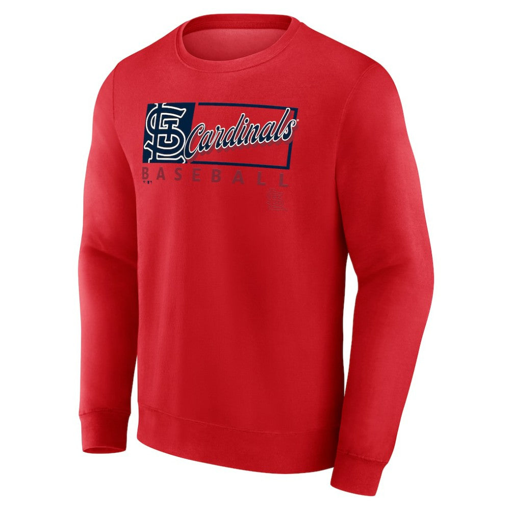 St. Louis Cardinals Focus Fleece Pullover Sweatshirt Red