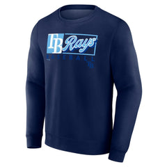 Tampa Bay Rays Focus Fleece Pullover Sweatshirt Navy