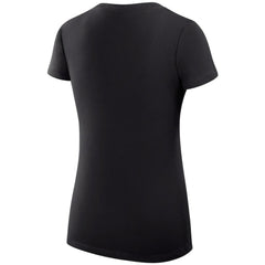San Jose Sharks G-III 4Her by Carl Banks Women's Super-Slim Fit Lightweight Dot Print Team V-Neck T-Shirt Black