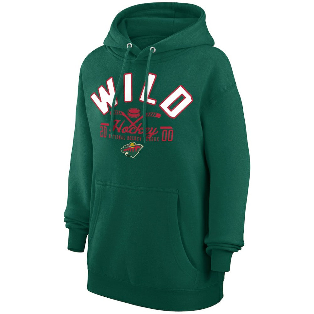 Minnesota Wild Starter Puck Pullover Hoodie Green