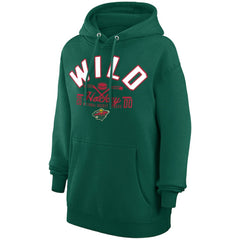 Minnesota Wild Starter Puck Pullover Hoodie Green