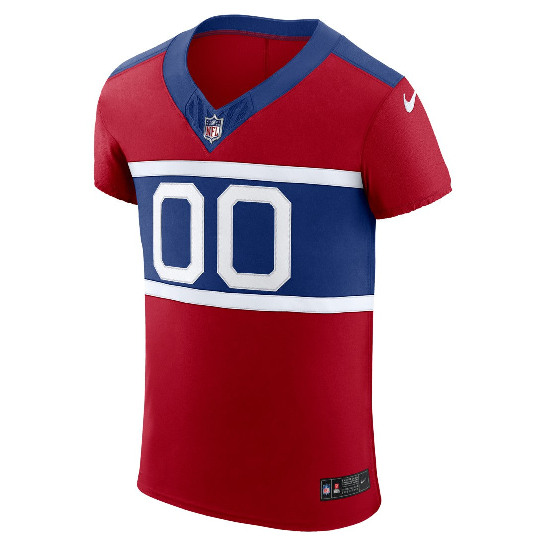 New York Giants Alternate Vapor F.U.S.E. Elite Custom Jersey - Red