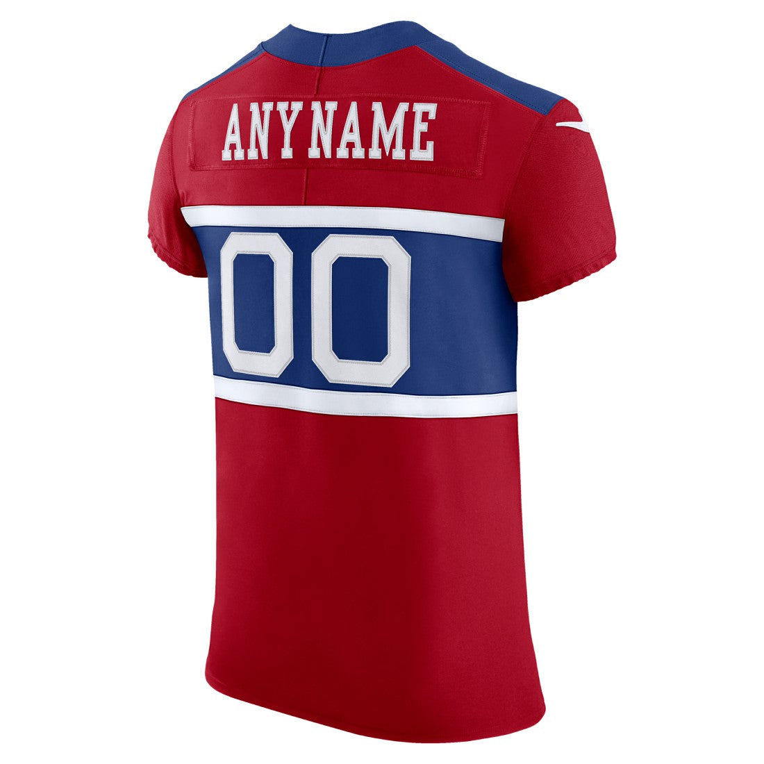 New York Giants Alternate Vapor F.U.S.E. Elite Custom Jersey - Red