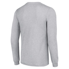Columbus Blue Jackets Starter Puck Long Sleeve T-Shirt Heather Gray