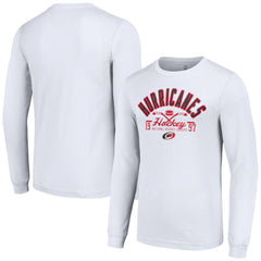Carolina Hurricanes Starter Puck Long Sleeve T-Shirt White