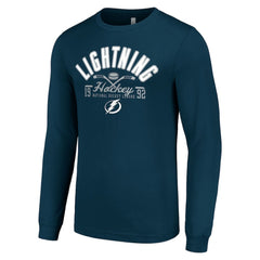 Tampa Bay Lightning Starter Puck Long Sleeve T-Shirt Navy