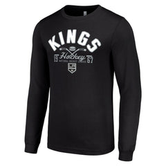 Los Angeles Kings Starter Puck Long Sleeve T-Shirt Black