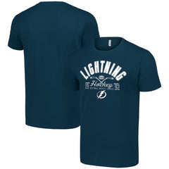 Tampa Bay Lightning Starter Half Puck T-Shirt Navy